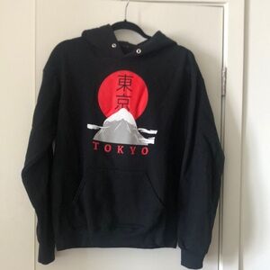 Tokyo Graphic Black Hoodie